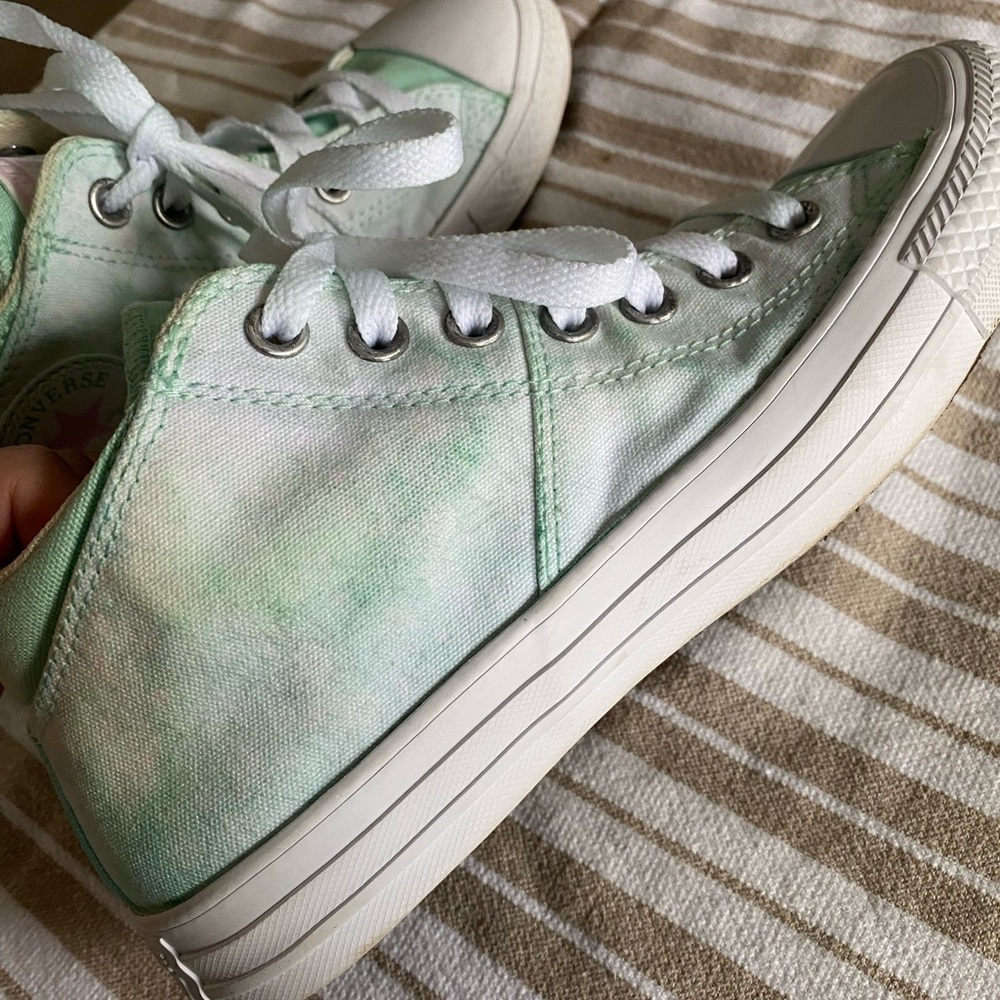 Converse Mint Green All Star Sneakers - Picture 6 of 9